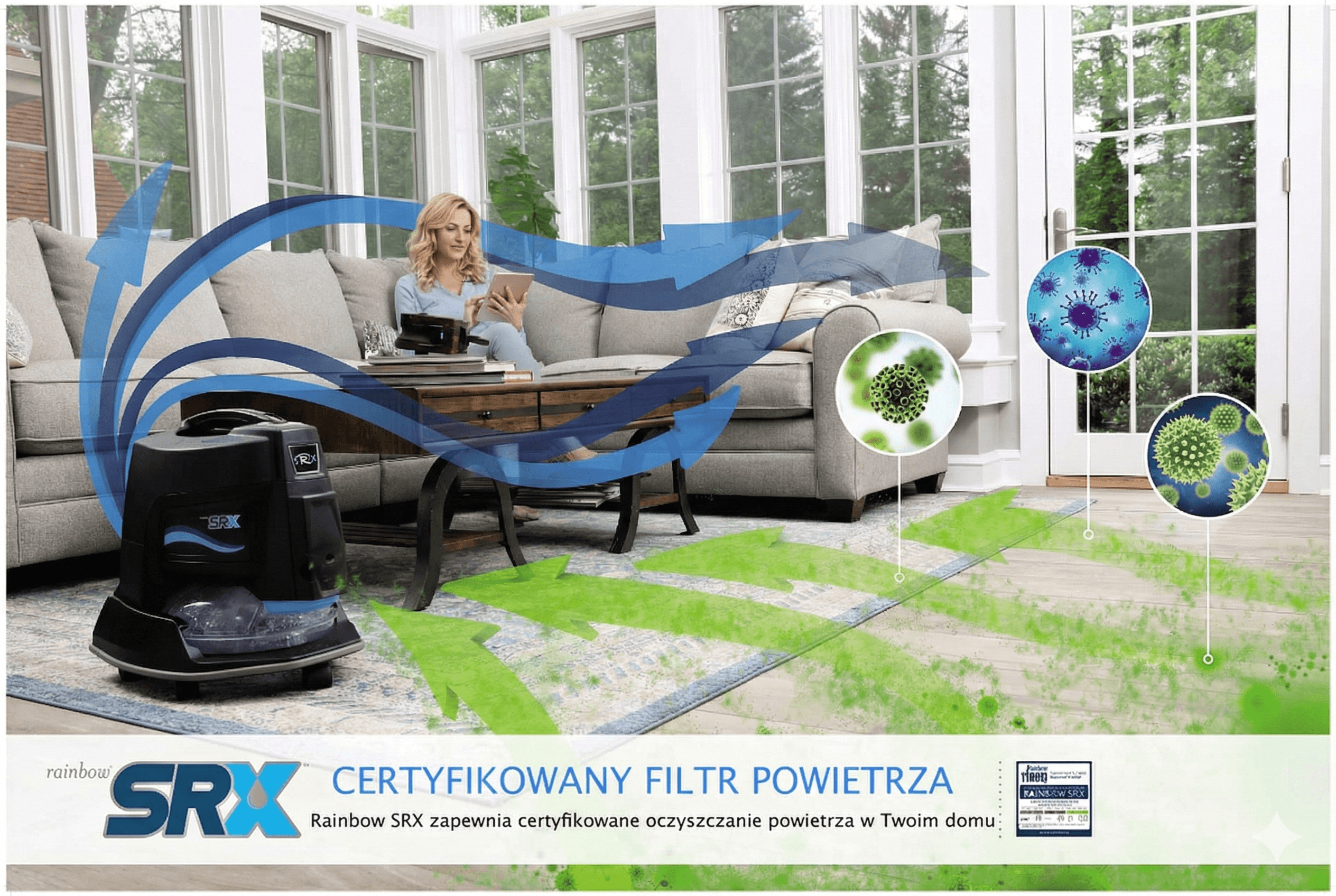 Rainbow SRX - Certyfikowany Filtr Powietrza